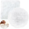 Dxmimer 2Pack 12 Inches Mini Faux Fur Rug,Soft Fluffy Plush Area Rug Chair