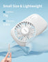 Aluan Handheld Fan Mini Powerful Personal Portable Fan Speed Adjustable USB Rechargeable for Kids, Home