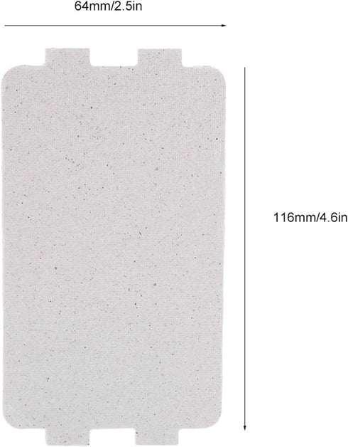 Microwave Mica Plate Sheet 5 Pieces - Universal Microwave Waveguide Cover Replacement, Heat Insulation Accessory