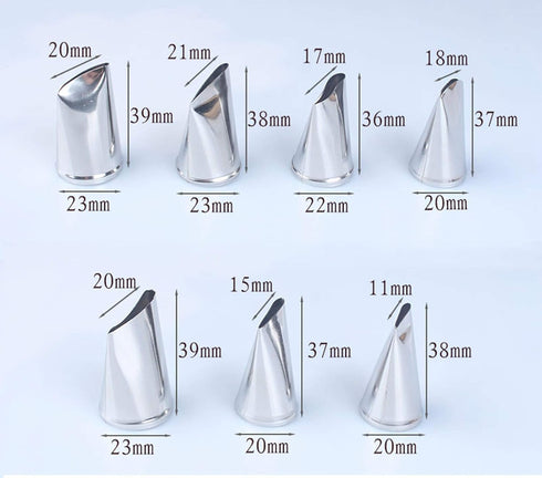 Symphony Wire Tips, Stainless Steel Icing Piping Nozzles for Pastry Fondant Tools, Flower