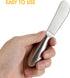 2 Pcs Stainless Steel Butter Knife Set, Little Cheese Spreader Knives for Condiments, Charcuterie Board