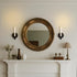 Set 2 0.82 Inch Matte Black Wall Sconce Candle Holders of for Taper Candles, Minimalist Metal Wall Mounted Candlestick