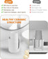 Bathroom Cup Dispenser - 3oz-4oz Ceramic Paper Cup Holder for Countertop, Mouthwash Dixie Cups Accessories