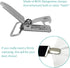 20-Piece Men's Suspender Clips - Heavy Duty Bed Sheet Fasteners and Straps Holder