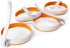 4-inch Silicone Fried Egg Rings Set, 4-pack, Round Mold for Pancakes, Breakfast