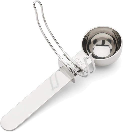 Jarware Stainless Steel Coffee Scoop for Wide-Mouth Mason Jars - 1 Tablespoon