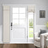 HOMEIDEAS Sidelight Curtains for Front Door, Thermal Insulated Privacy Door Shades, 1 Panel, Cream