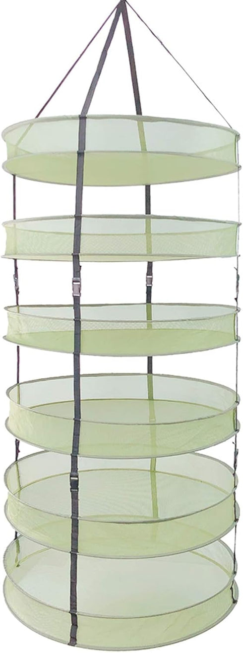 HORTIPOTS Hanging Drying Racks 2 FT Mesh Herb Dryer for Herbs and