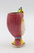 Appletree Design ATD Beauty Queen Vase, 6-1/2-Inch Tall, Pink, Cartoon, Ceramic, Oblong, Distinctive Design
