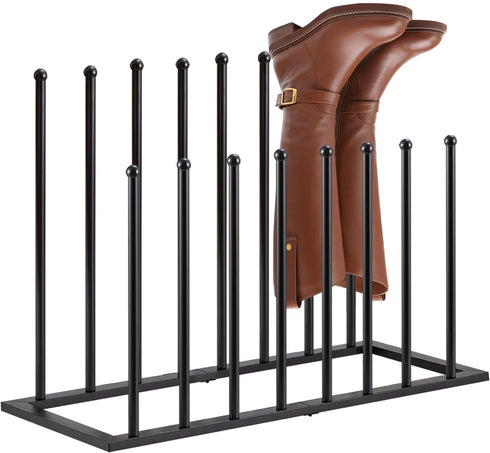 HIEDUYT Boot Rack Shoe Cabinet Metal Shoe Rack for Closet Shoe Organizer (plus8pairs)