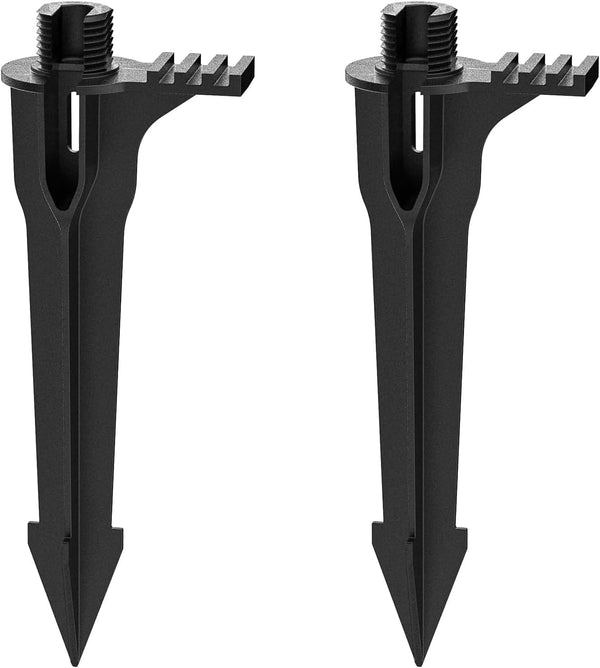 GOODSMANN Landscape Light Stakes 2PCS Path Lights Replacement Stakes 3/4-14NPSM Metal Spikes