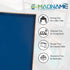 15.7 11.8 1.57" MAONAME Royal Blue Serving Tray with Handles, Rectangular Decorative Tray, Modern Coffee Table Trays