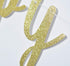 Happy 40th Birthday Banner, Pre-Strung Decorations for 40th Birthday Party (Gold & Black Glitter)