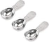 Coffee Scoop 3-Piece Set, Stainless Steel Tablespoon Measure Spoon for Brewing