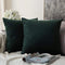MIULEE Pack of 2 Velvet Soft Solid Decorative Square Throw Pillow Covers, 18x18 Inch, for Sofa, Bedroom, Car