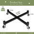 2 Pack 14" 10-14 Inch (14 INCH) Plant Caddy with Wheels, Heavy Duty Metal Rolling Plant Dolly, Plant Stand
