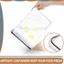 5.2L 195oz, 4pcs 20 PRAKI Large Airtight Food Storage Containers / Pantry Kitchen Organizers and Storage for Flour
