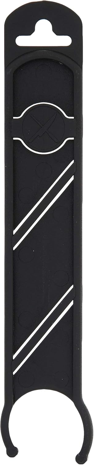 Mercer Culinary Rounded Tip Wavy Bar Knife, 4-5/16 Edge, Black Handle