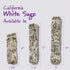 ESPOIR & AMOUR White Sage 4" - 3 Spiritual Sage Sticks for Smudging, Healing, and Ritual - Hand-Tied Sage Smudge Sticks