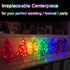 SunKite 8 Colors LED Fairy String Lights, Battery Operated 16 Pack, 20 LED 6.6 Ft Silver Copper Wire