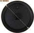Plumeet 13'' Large Metal Wall Clock, Non-Ticking Retro Silent Iron Decorative Clock with Roman Numerals, Brown