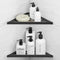 Fikoksol Shower Caddy, 2 Pack Bathroom Corner Shelf, Triangle Shelf Storage for
