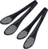 MSY BIGSUNNY Stainless Steel Buffet Tongs, 9" Kitchen Food Tong for Cooking and Serving (Black)