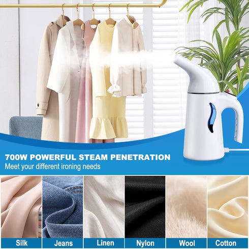 S·K·G SOUKENGEN Garment Steamer - Portable 150ml Travel Steam Iron for Clothing Wrinkle Removal, 110V