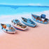 4 MAOMIA Big Mediterranean Style Pcs Miniature Boats Figurine Fairy Garden Vintage Pirate Ship, Micro Landscape Fishing