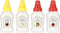 Jspupifip Mini Ketchup Bottles with Sturdy Screw Cap, 25ml Mini Condiment Squeeze