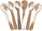 DUEBEL Set of 6 Pink Mother of Pearl Caviar Spoons, 4.5 inch / 11cm with Round Handle for Caviar or Egg Serving