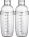 700cc / 24 oz Plastic Cocktail Shaker Mixer, Boba Tea Shaker, Professional Bar Tools Set (2)