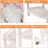 4 13.5X 10 33.5 Inches, 4 Tier Shower Caddies, Organizer Shelf Corner, Plastic Shower Rack Stands for Bathroom, Storage