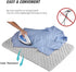 Ruibo Magnetic Ironing Mat Blanket, Iron Board Alternative Cover, Quilted Washer Dryer Heat Resistant Pad, Portable