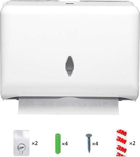 AILELAN Paper Towel Dispensers - Commercial Toilet Tissue Dispensers, Wall Mount Holder for Multifold/C-Fold Paper