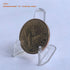 24 Packs Card Stands for Displaying Graded Cards, Challenge Medals, and Casino Chips (2.3 Inch Tall, Clear)