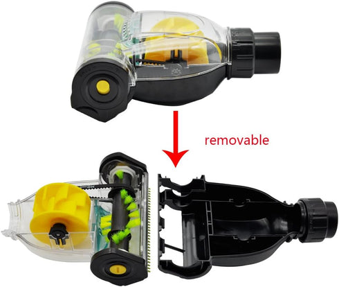 EZ SPARES Compatible with DYS V6 Mini Turbo Floor Bed Clean Crevices Tool for DYS V6 Mattress Handheld Vacuum