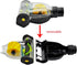 EZ SPARES Compatible with DYS V6 Mini Turbo Floor Bed Clean Crevices Tool for DYS V6 Mattress Handheld Vacuum