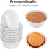 Caperci Standard White Foil Cupcake Liners 150-Pack, Premium Greaseproof Muffin Wrappers for Baking