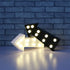 3D Arrow Sign Light LED Plastic Arrow Shaped Sign for Christmas Birthday Kids Room Wedding Party Decor