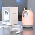 Cute Pet Humidifier with 300ml Water Tank, 10 Hours, 7 Color LED Lights, Auto Shut-off (Pink)