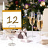 Table Number Card Holders, 25 Pack Heart Shape Picture Holders for Wedding Party, Office, Restaurant