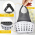 5.7 3.22 2.2" Silicone Sponge Holder For Kitchen Sink - Over The Faucet Sink Sponge Holder Hanging, x x Convenient Size