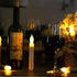 LONGSUOCHUANG 12pcs Warm White Taper Candles Battery Operated with Remote Control, Short Led Candle Lights