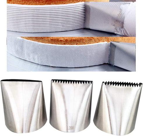 Piping Tips for Cake Decorating, Stainless Steel Icing Nozzles for Pastry Fondant Decorating Tools