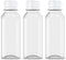 Axe Sickle 3 Pcs 8 Ounce Juice Bottles, Plastic Milk Bottles with Tamper Evident Caps for Beverages