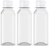 Axe Sickle 3 Pcs 8 Ounce Juice Bottles, Plastic Milk Bottles with Tamper Evident Caps for Beverages