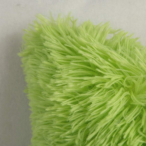 MIULEE 18x18 Inch Pack of 2 Luxury Faux Fur Throw Pillow Cover, Plush Cushion Cover Shell for Sofa, Bedroom, Car, Green