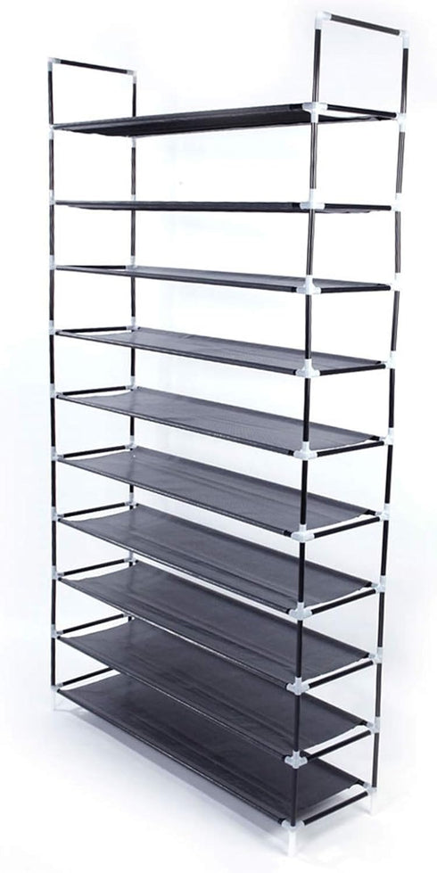 Acedas 10 50 Closet, Tiers Shoe Rack Pairs, Space Saving Shoe Shelf, Non-Woven Fabric Tower Cabinet Perfect