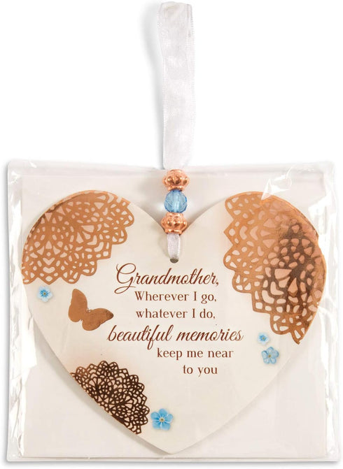 Pavilion Gift Company 19038 Light Your Way Memorial Plaque - Memories of Grandmother, 4-Inch